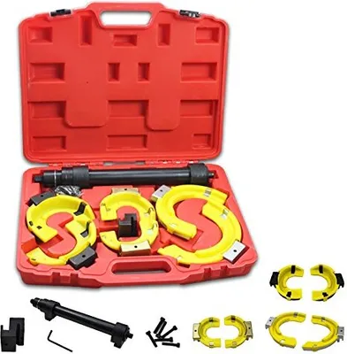 Produktbild von karpal Federspanner fuer Mac Pherson 3 Spannkoepfe Universal Federbeinsystem Tieferlegung Fahrwerk Spanner KFZ Satz¡­