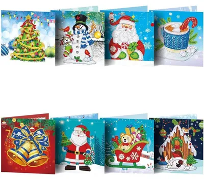 Immagine prodotto di Set di biglietti di auguri con mosaico diamantato 5D per la festa della mamma, compleanni, Natale, San Valentino, Pasqua, per ringraziare, matrimoni, regali per feste, modello DP068