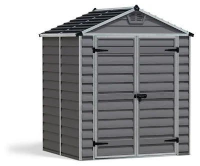 Produktbild von Palram - Canopia Kunststoff Gerätehaus Skylight 65 Dunkelgrau 154x185x217 cm