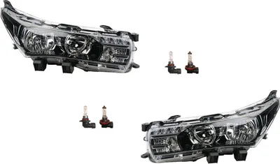 Immagine prodotto di Johns, fari alogeni adatti a Toyota Corolla E18 13-16 set con HHB3 L R nero/nero.