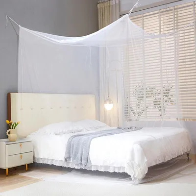 Image de Moustiquaire 220 x 200 x 200 cm, lit de voyage cubique, protection anti-moustiques pour l'intérieur et l'extérieur, sac de transport (sans porte)