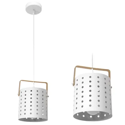 Produktbild von tooLight Pendellampe App957-1Cp Modern Weiss Runden 1-Lichtquelle E27 15X15X20-100Cm Einstellbar