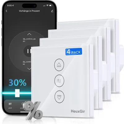 Immagine prodotto di Switch for blinds HeuxGir CS02 Smart with percentages Alexa Google Home