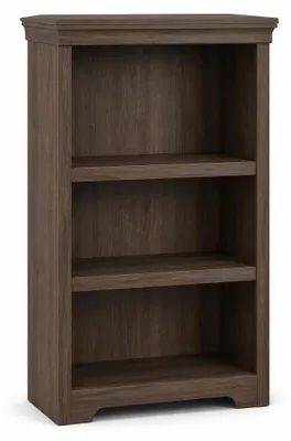 Productafbeelding van Boekenkast met 3 open planken, staand model, breedte 60 cm (W600), MDF, eikenhout Carlo-30