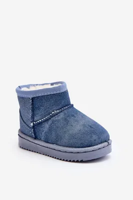Produktbild von Kinder Schneestiefel mit blauem Glitzer Sulinne 24