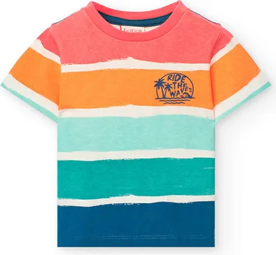 Produktbild von Boboli Knit Kurzarm-t-shirt Mehrfarbig 9 Months Mehrfarbig 9 Months