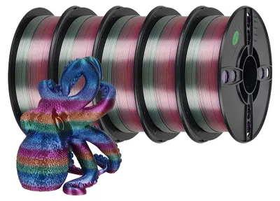 Produktbild von 3D-Drucker-Filament, umweltfreundliches Material, hohe Kompatibilität, 5kg Seidenuniversum