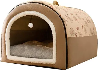 Produktbild von Famanu Hundebett Warm - 75x50x50cm - Waschbar und Komfortabel