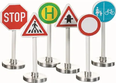 Produktbild von Siku Verkehrszeichen Schilder Verkehrsregeln; 857