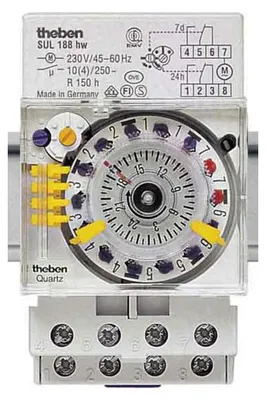 Immagine prodotto di Timer al quarzo Theben 1W, giorno/settimana SUL 188hw