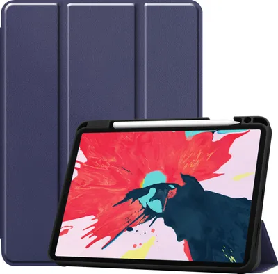 Produktbild von Schutztasche mit Pen Holder für Apple iPad Pro 11 Zoll 2020 Case Schutz Hülle Stand Etui Tasche Blau