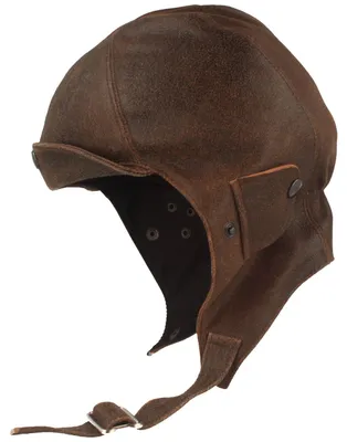 Bullani Cabriohaube aus echtem Leder in braun