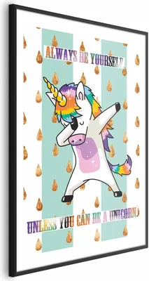 Produktbild von Posterpapier Poster - Always Be Yourself 29.7x42 cm Für Kinder g-C-0112-ao-a