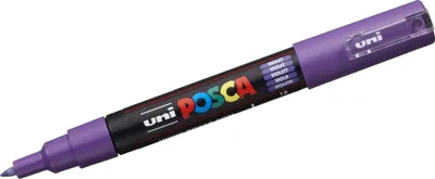 Zdjęcie produktu dla Flamastry POSCA PC-1M fioletowe (6 sztuk)