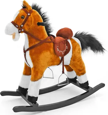 Produktbild von Hojdací kôň s melódiou Milly Mally Mustang svetlohnedý