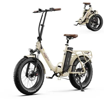 Produktbild von 20" Elektrofahrrad ebike Pedelec, 48V 18AH, 250W Motor ,Cream