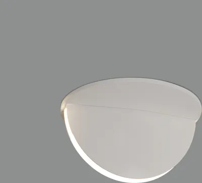 Produktbild von LED Halbeinbauleuchte "Spectra" 7W 830 (Warmweiß) Weiß