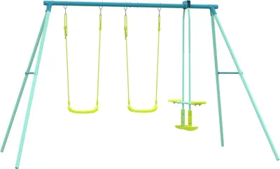 Obrázek produktu pro TP Toys kovová houpačka 2 houpačky / protilehlá / kotvící sada V.185 cm