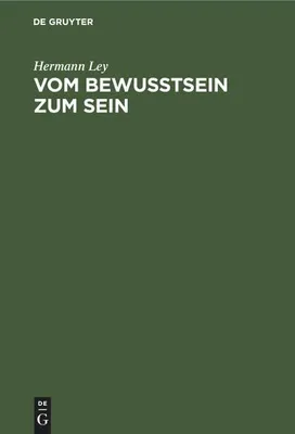 Produktbild von Vom Bewußtsein zum Sein
