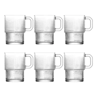 Zdjęcie produktu dla Szklanki do herbaty LAV z uchwytem, 270 ml, zestaw 6 sztuk