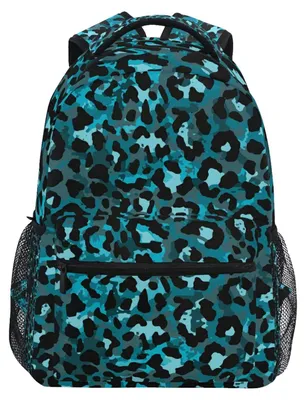 Image de Omgoods - Sac à dos vert turquoise à la mode, idéal pour l'école et les voyages