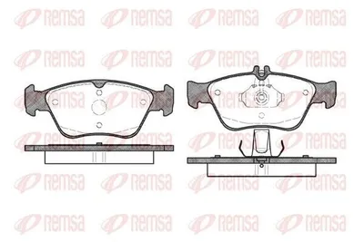 Produktbild von REMSA Bremsbeläge Satz Vorne Bremsklötze passend für MERCEDES-BENZ C-Klasse Limousine (W202) 0586.00
