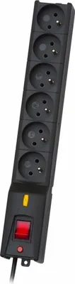 Obrázek produktu pro LESTAR 1966004697, 155 J, 6 AC zásuvky / AC zásuvek, Typ E, 230 V, 50 Hz, 10 A