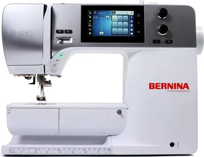 Produktbild von Bernina Nähmaschine 480 mit Touchscreen, Kniehebel, 18 cm Freiarm und 900 Stiche/Min