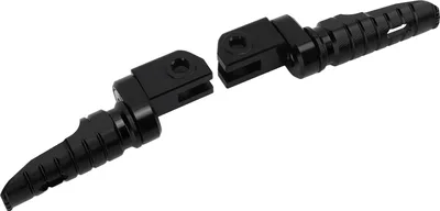 Image de 2 pièces moto repose-pieds avant, repose-pieds en alliage d'aluminium CNC, remplacement pour Aprilia RS660 RSV4 Tuono 660 V4 1100, noir
