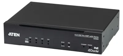 Zdjęcie produktu dla ATEN AD400E, 20000 Ω, Czarny, Metal, 20 - 20000 Hz, 0,01%, IEEE802.3af
