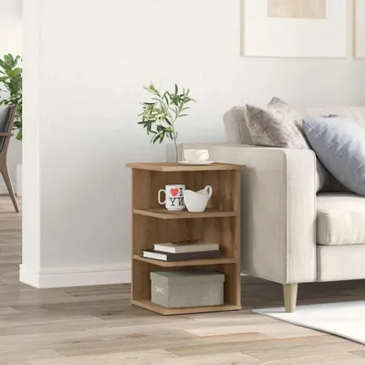 Obrázok produktu pre vidaXL Artisan dubový príborník 35x35x55 cm materiál na báze dreva