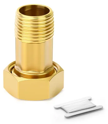 Immagine prodotto di Raccordo in ottone a T, filettatura BSP da 1/2" (esterno) x 3/4" (interno)