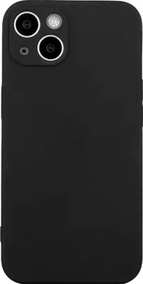Produktbild von Mobigear Colors iPhone 15 Plus Hülle Flexibles TPU Backcover - Schwarz