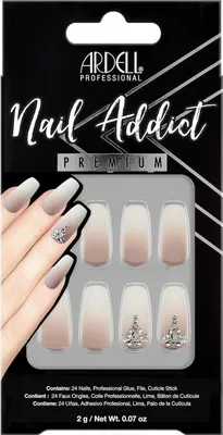 Obrázek produktu pro Ardell Nail Addict Premium, Nehty, Nahá, Jednobarevný, 24 kusů, 1 kusů