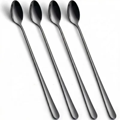 Rührlöffel Edelstahl 22,3 cm, 4er Set, spülmaschinengeeignet