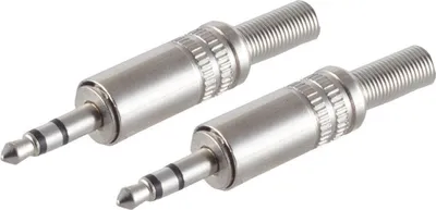 Produktbild von shiverpeaks BS51200-M2, 3.5 mm, Edelstahl, Männlich, Gerade, Metall, 2 Stück(e)