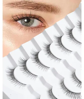 Image de Cils artificiels dégradés, effet naturel, 7 paires, modèle D11, dégradé, 10 mm