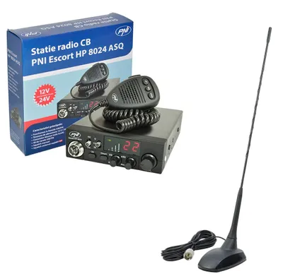 Zdjęcie produktu dla PNI ESCORT HP 8024 Extra 48 z radiem CB PNI-PACK78