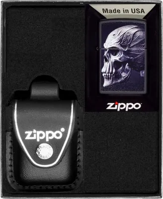 Produktbild von ZIPPO Feuerzeug CYBERPUNKT SKULL Geschenkset Nr. 3