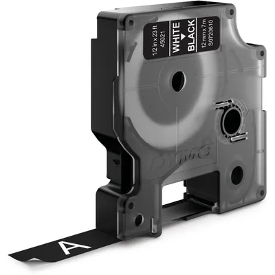 Immagine prodotto di DYMO D1 Standard - White on Black - 12mm nastro per etichettatrice