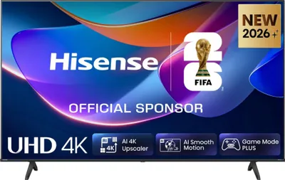 Obrázok produktu pre Hisense 58A6S, 147,3 cm (58"), 3840 x 2160 px, LED, Smart TV, Wi-Fi, Čierna
