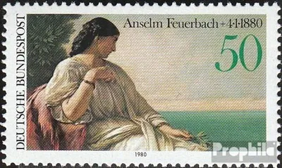 Produktbild von Briefmarken BRD (BR.Deutschland) 1980 Mi 1033 (kompl.Ausgabe) postfrisch 100.Todestag von Feuerbach
