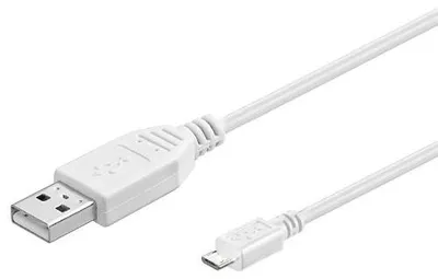 Immagine prodotto di PremiumCord Cavo micro USB 2.0, A-B 20 cm, bianco
