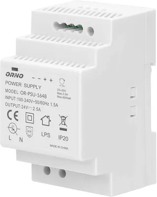 Produktbild von Hutschienen-Netzteil 24VDC 2,5A 60W OR-PSU-1648