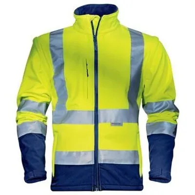 Produktbild von Uvex 98096, Jacke, Mann, Navy, Gelb, 3XL, Reißverschluss, Elasthan, Polyester