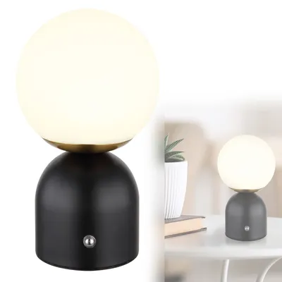 Produktbild von Globo Julsy LED Tischleuchte 2,50W CCT Schwarz Matt, Metall Ø12cm 21006S