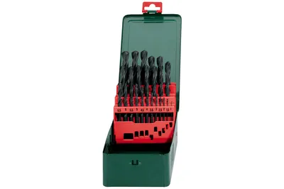 Immagine prodotto di Metabo Bohrer HSS-R-Bohrerkassette 25 tlg. Stahl, NE-Metalle, Stahlguss