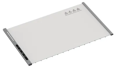 Produktbild von Zimilo Elektrische Warmhalteplatte aus Silikon, Rollbare Speisenwärmer Heizmatte mit 8 Temperaturstufen, Flexibler Tellerwärmer, 67 x 38 cm, Beige