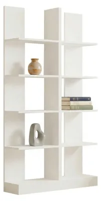 Produktbild von Noasca - Bücherregal, 100x26x180h cm Weiß, 8 Regale