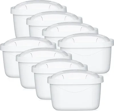 Produktbild von Wkłady filtrujące wodę Sillar - 8 sztuk | wkłady filtrujące zamienne do Dafi Unimax Aquaphor A5 Brita Maxtra+ Philips AWP212/10
